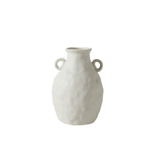 Load image into Gallery viewer, White Textured Stoneware Vases
